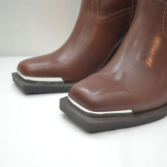 Madden Girl Women's Dollee Tall Western Boots with Toe Detail BNIB - Picture 2 of 8